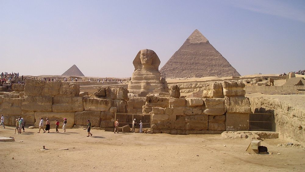 The temple of the great Sphinx