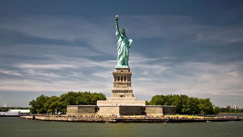 The statue of Liberty