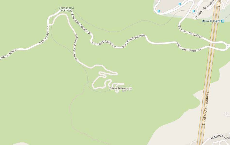 Exact location of Christ the Redeemer