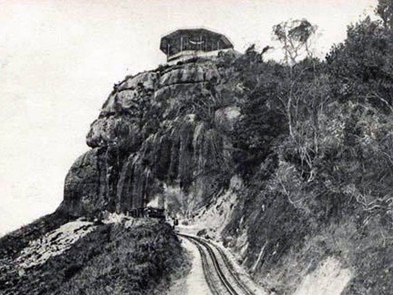 The railway line at the beginning of the 20th century