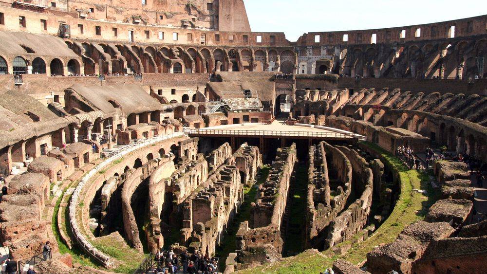 Interior of the Colosseum