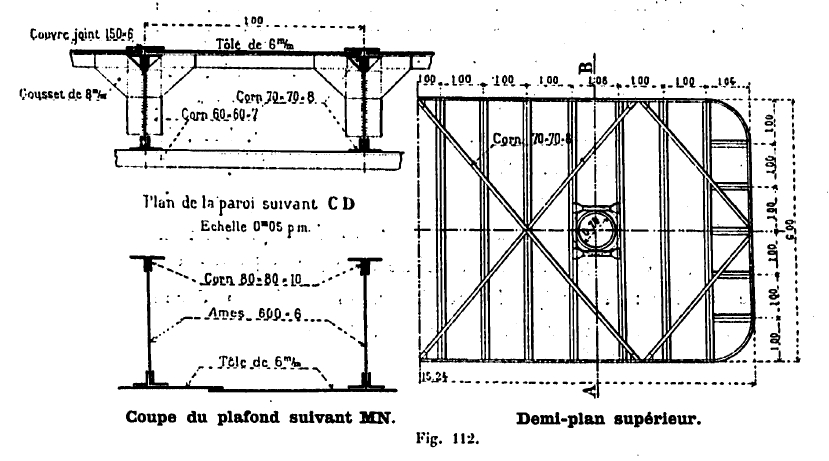 Map of excavations of the pile 4