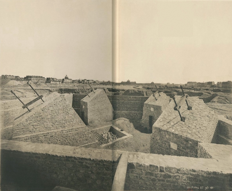 Foundations of the Eiffel tower