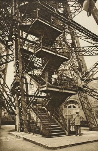 Taking the Eiffel Tower Stairs