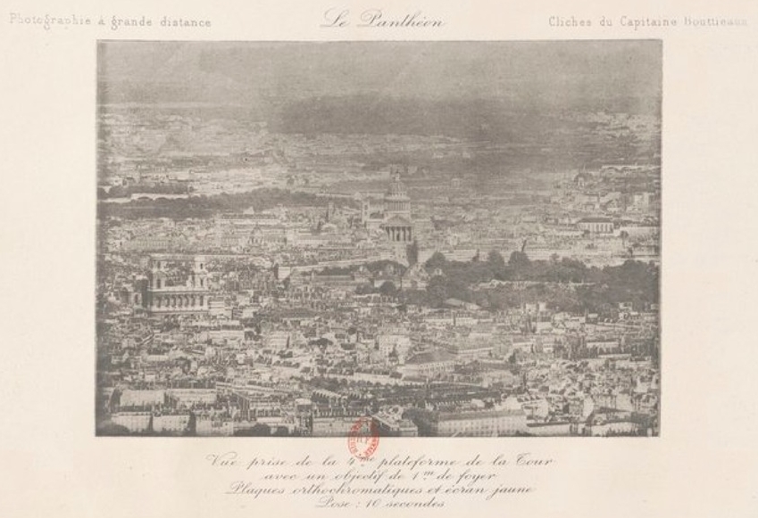 View of the Eiffel Tower: The Pantheon