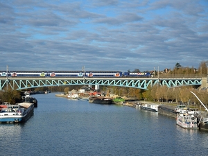 Viaduct of Conflans-Sainte Honorine, Yvelines, France