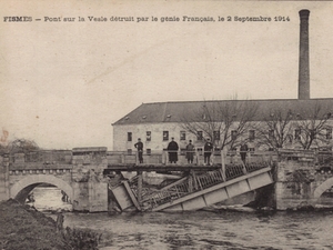 Bridge over the Vesle, in Chassemy