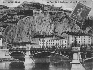 Bridge of the Porte de France in Grenoble