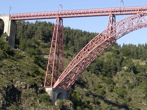 Stack of the viaduct of Garabit, by Gustave Eiffel