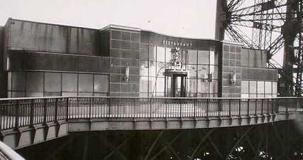 Restaurant of the Eiffel Tower in 1937