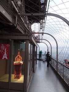 A balcony on the 3rd floor of the Eiffel Tower