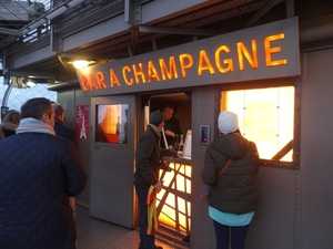 The champagne bar