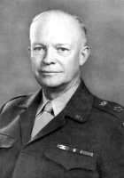 The american president Dwight Eisenhower