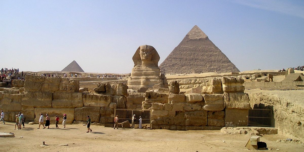 Pyramids and the Sphinx