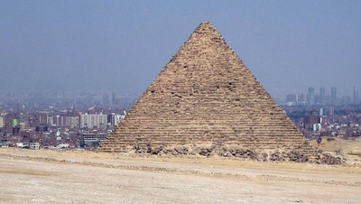 The superstructure of Menkaure (click to enlarge)