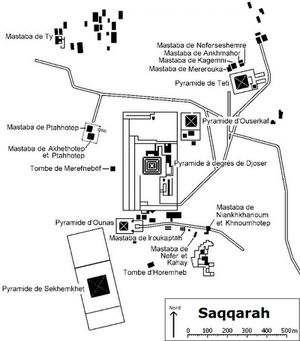 Plan of the main graves (Click to enlarge)