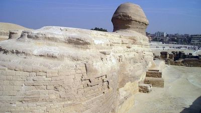 Rear view of the Sphinx