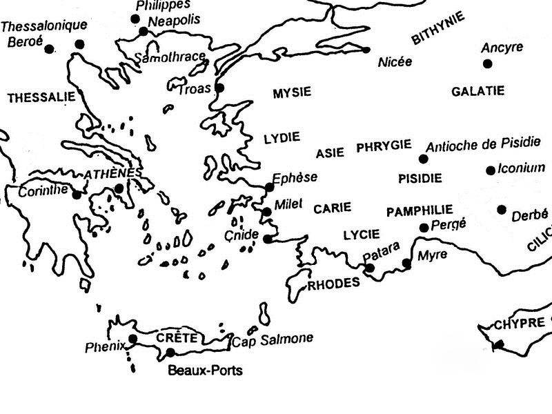 Location of Caria