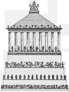 Map of the mausoleum