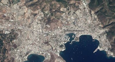 Aerial view of Bodrum