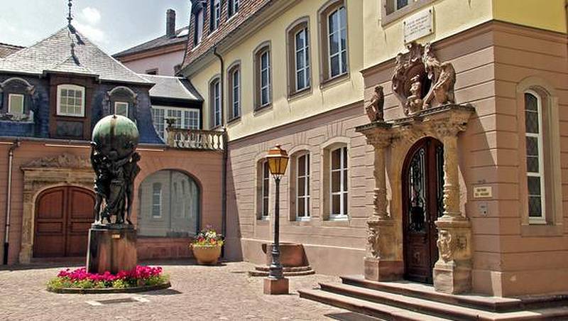 The entry of the Bartholdi museum, at Colmar