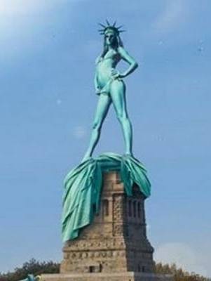 Statue of liberty sexy