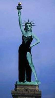 Statue of liberty sexy