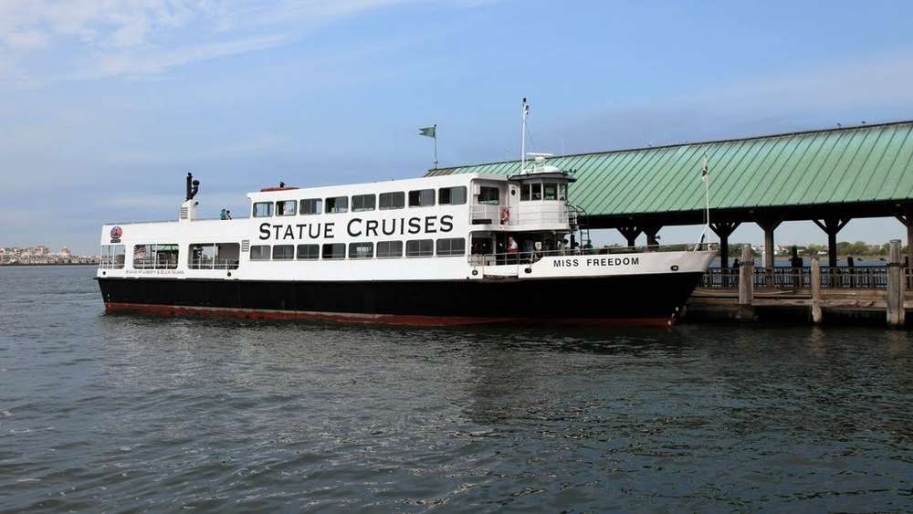 A boat of Statue Cruise