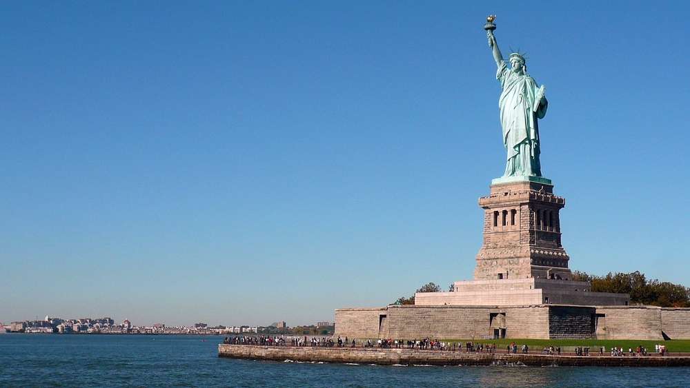 The statue of Liberty