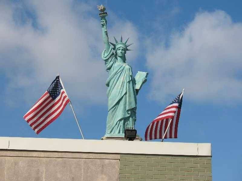 Replica of Melrose Park