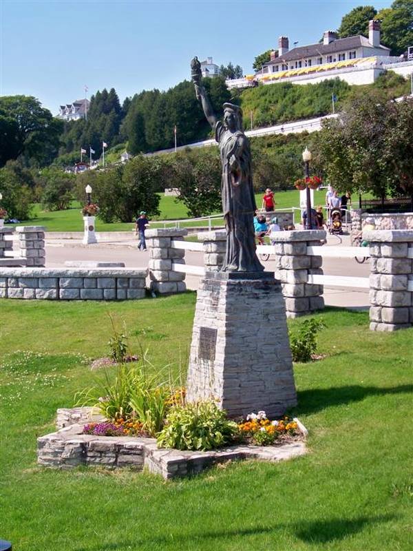 Replica of Mackinac Island