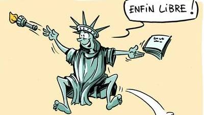 Humor about the statue of liberty