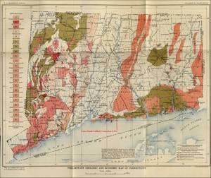 Position of a Beattie career, Connecticut (map of 1906)