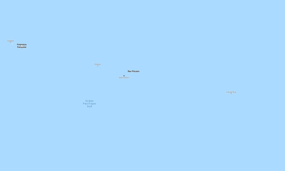 In the Pacific
