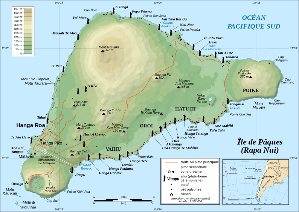 Easter Island Map