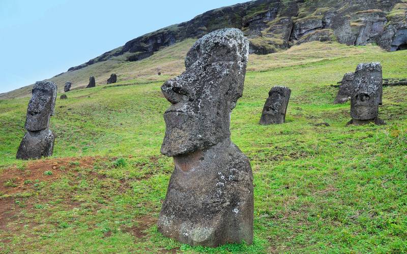 The statues of Easter Island