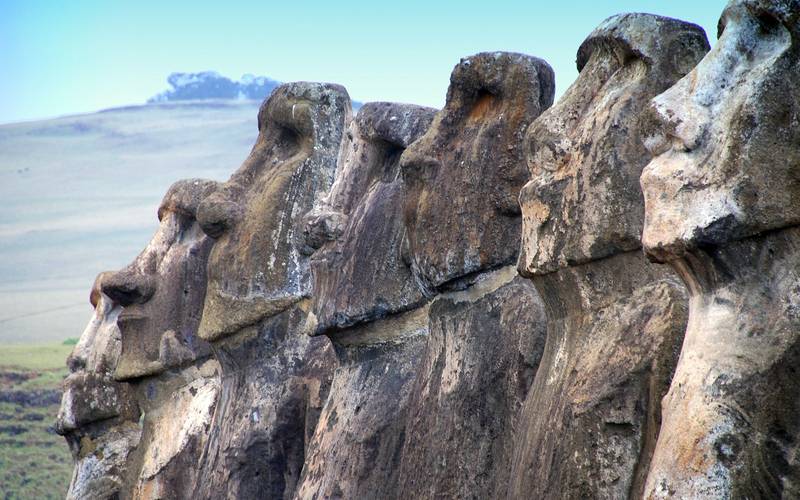 The statues of Easter Island