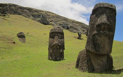 The statues of Easter Island