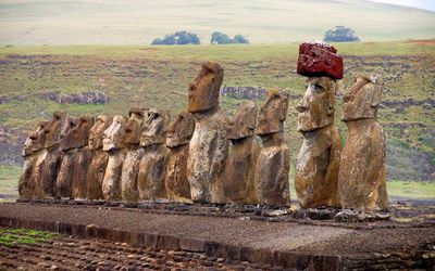 The statues of Easter Island