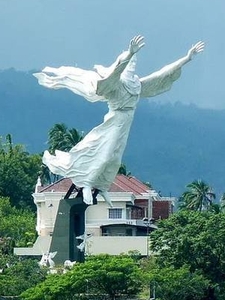 Christ Blessing Statue