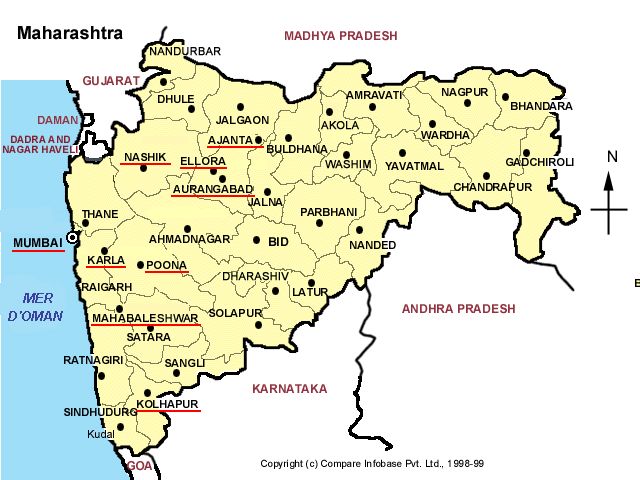 Map Maharashtra