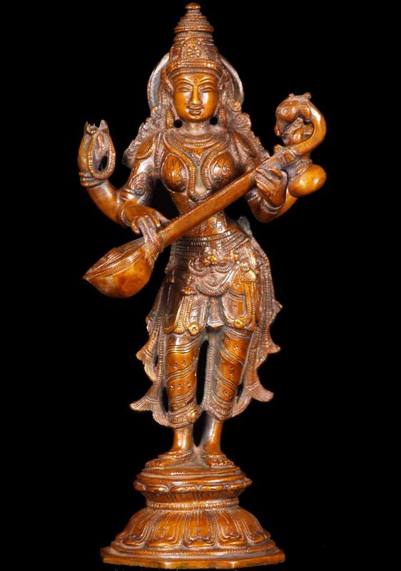 The god Saraswati