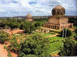 The tombs of the Qutub Shahi kings