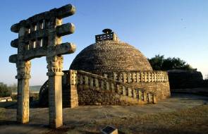 The stupas