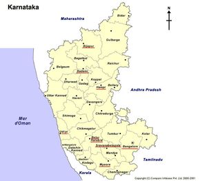 Map Karnataka