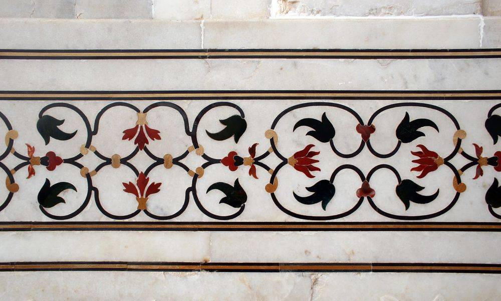 Pietra dura of Taj Mahal