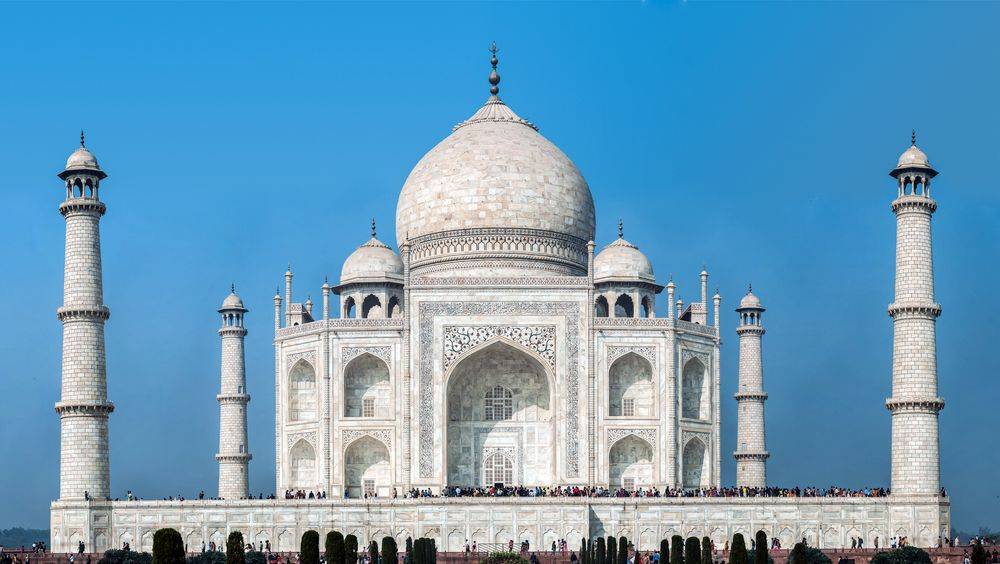 The Taj Mahal and its dome