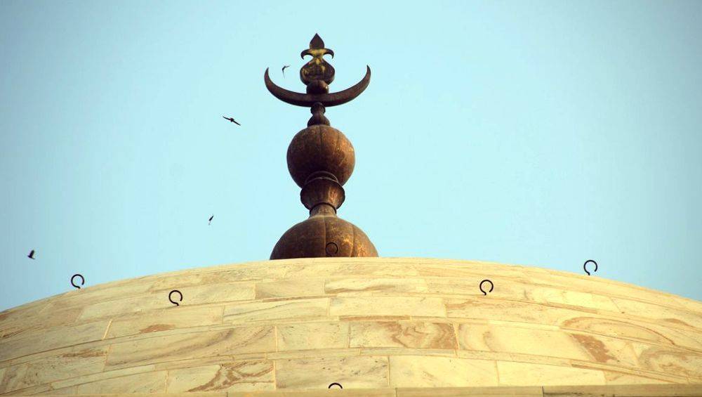 The top of the dome