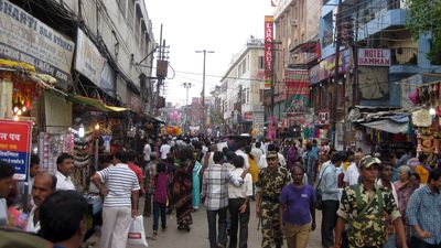 A street of Agra, nowodays
