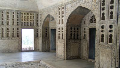 Inside the Taj Mahal